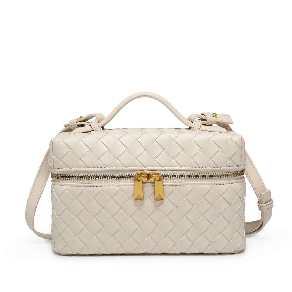 free shipping designer bags Cross-Border Hot Sale Bonus Handheld Woven Lunch Box Makeup Fashion Single Shoulder Crossbody Women's Bag Z260921