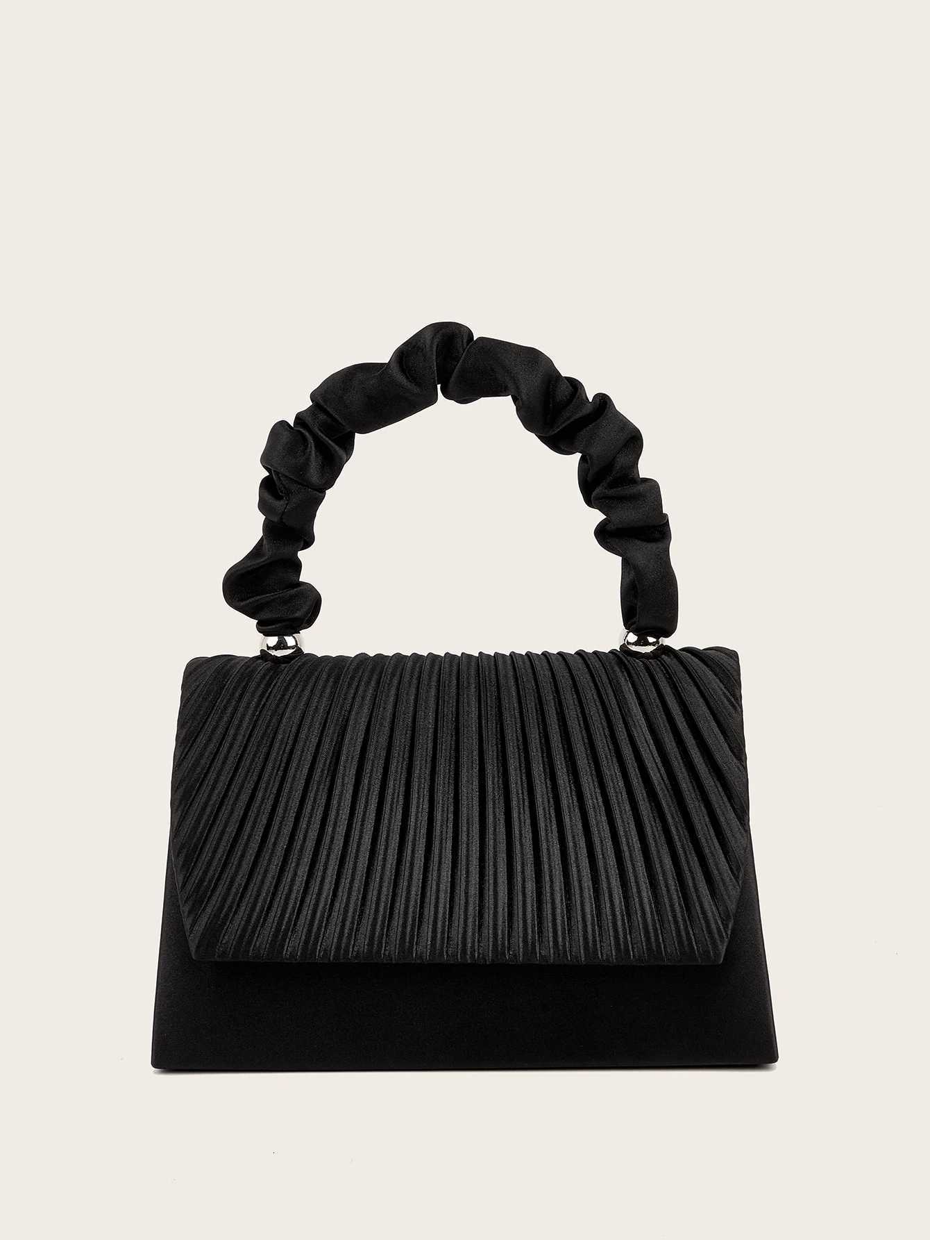 Sac de dîner de fête pour femmes sac de fête de Cocktail plissé mode magnifique sac de soirée élégant individualité et sac à main concis W251126