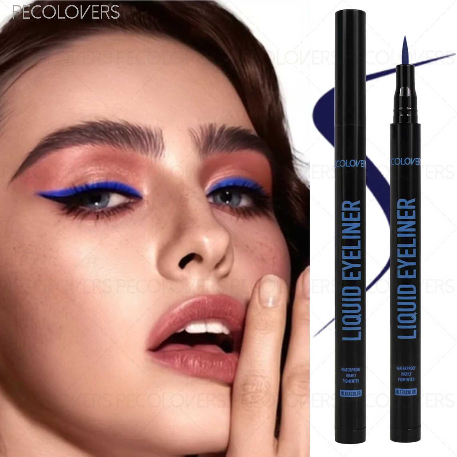 1 Pc High Color Rendering Eyeliner Pen Multiple Colors Eyeliner Quick-Drying Long-lasting Bold Eyeliner Makeup for All TypesT251126-image-1086122101