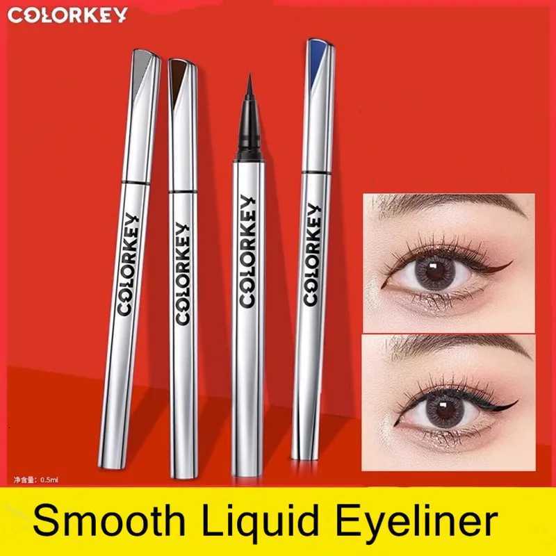 Colorkey Black Liquid Eyeliner Pencil Waterproof 24 Hours Long Lasting Wild Eyes Makeup Smooth Eye Liner PenT251126-image-1086122011