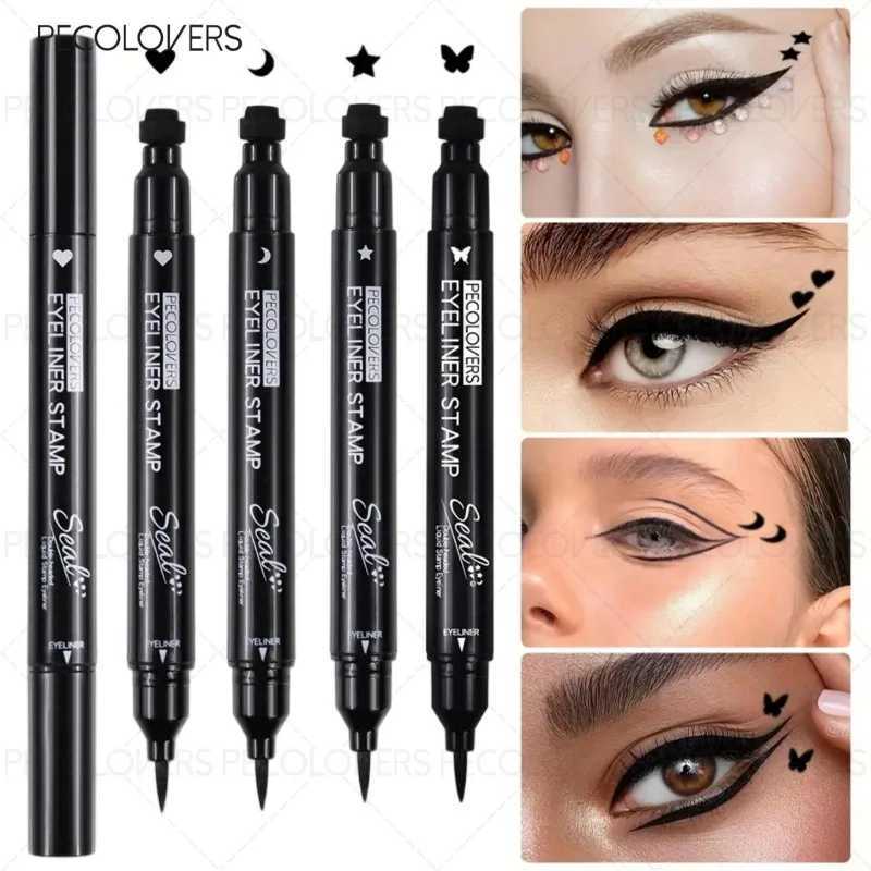 1PC Stamp Eyeliner Various Stamp Shapes Double-ended Eyeliner Quick Drying Liquid Eyeliner Eye MakeupT251126-image-1086122264