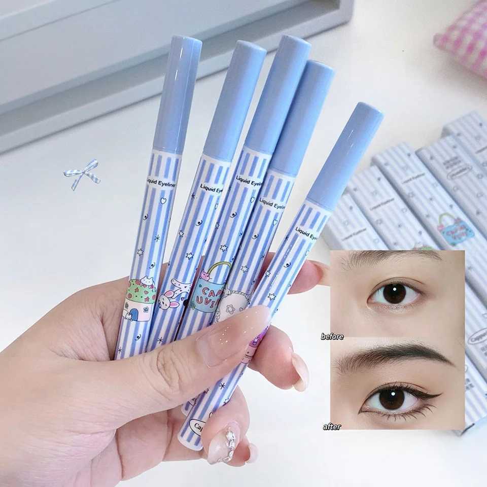 Cappuvini Ultra-fine Waterproof and Smudge-proof Liquid Eyeliner Natural Smooth Long-lasting MakeupT251126-image-1086122674