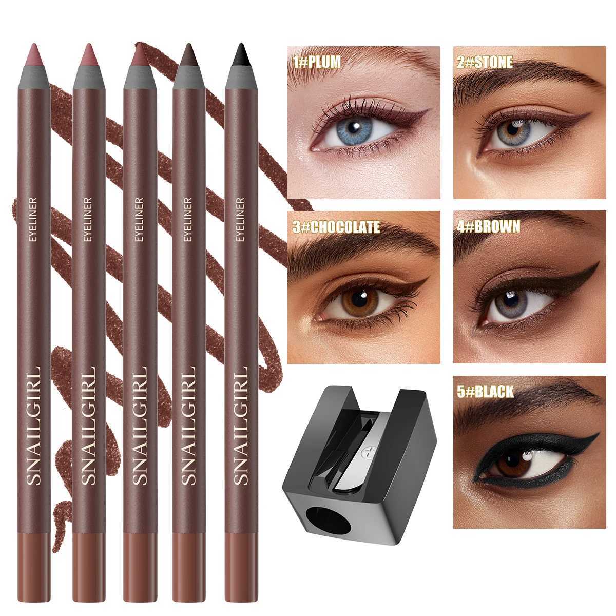 Eyeliner Pen Waterproof And Sweatproof Long Lasting Smudge ProofHard Refill Eyebrow PencilT251126-image-1086123578