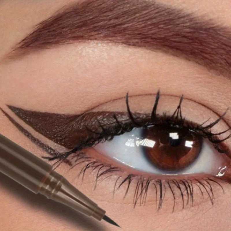 Brown Liquid Eyeliner Ultra-fine Waterproof Long-lasting Not Blooming Easy Wear Quick Drying Smooth Eyeliner Makeup ToolsT251126-image-1086122137