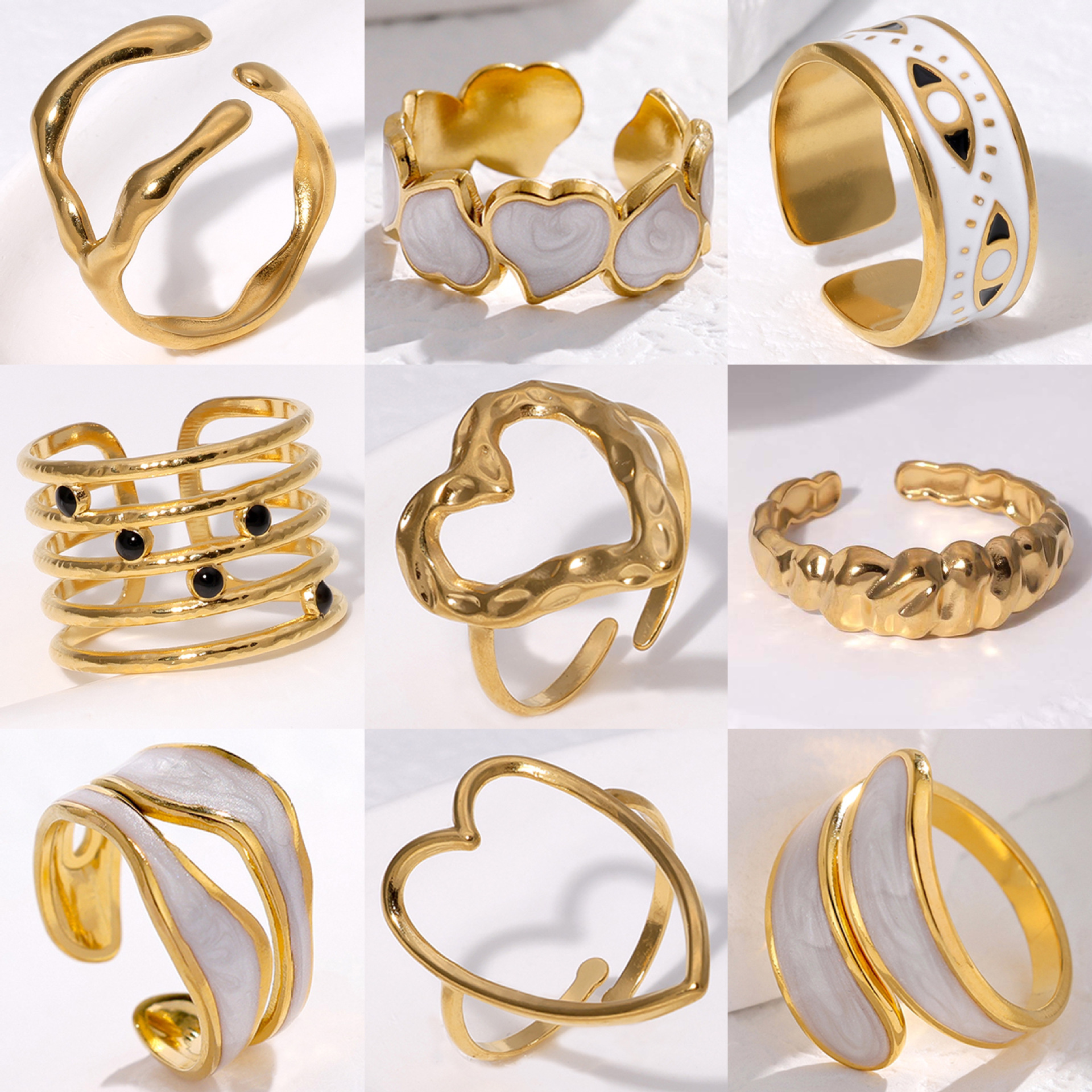 Bague en diamant de créateur en or de haute qualité, bagues de créateur pour femmes, fiançailles, hommes, bagues d'amour, bague d'index avec gout