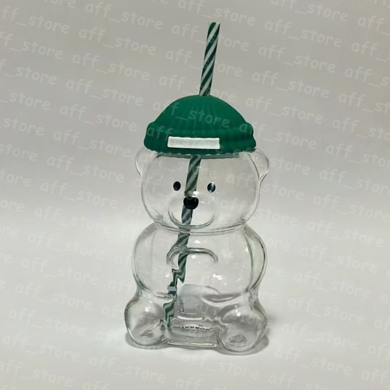 20oz Transparent Glass Cup With Straw and Hat Ideal for Iced Coffee /Cold Drinks Nice Xmas Gift-image-897711529