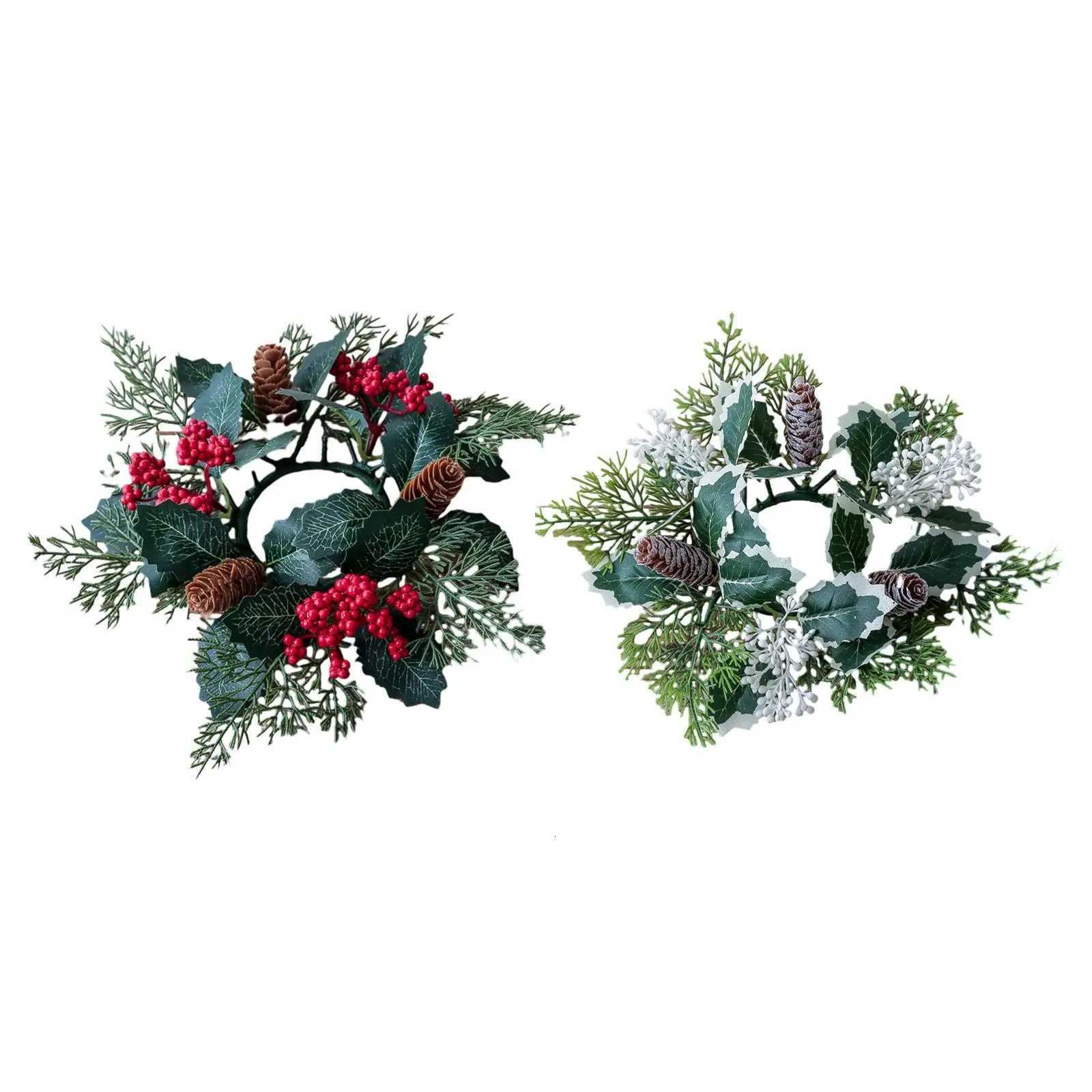 Candle Rings for Pillars Decorative Wreaths for Centerpieces Home And Event Use C251126-image-1086196148