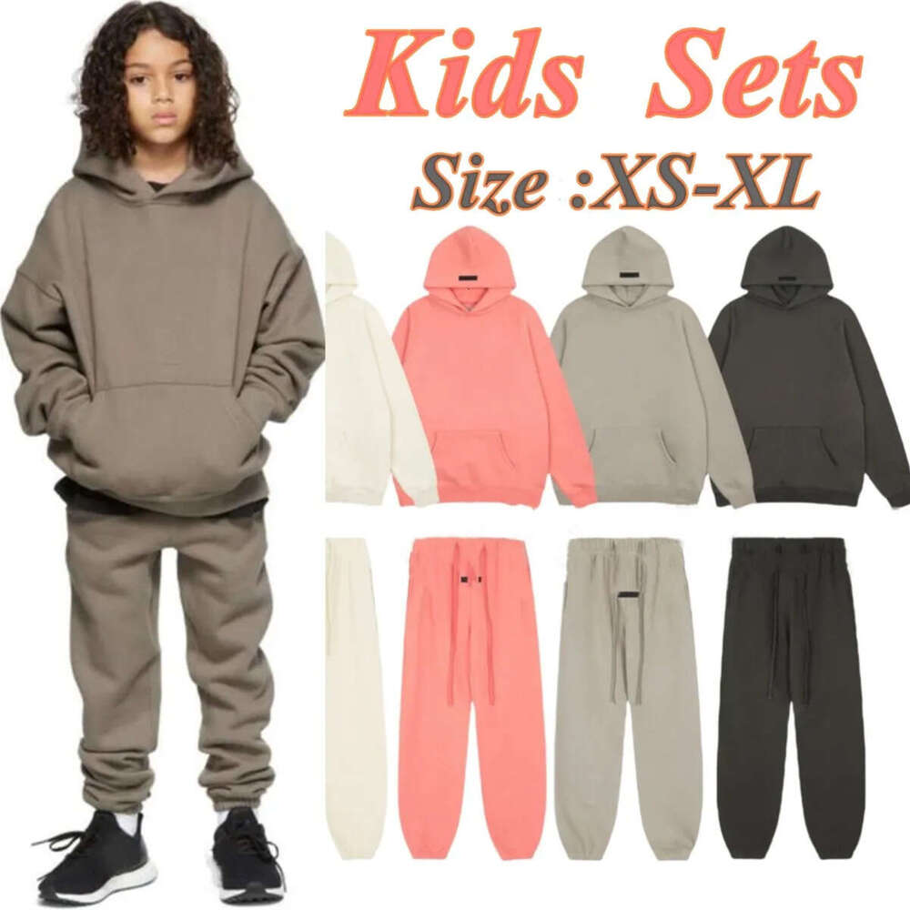 Essential Designer Kids Clothing Sets Hoodie Pants For Boys Girls Brand Casual Tracksuits New Styles Kid Trousers Sweatshirts Ace6 H251208-image-1087662552