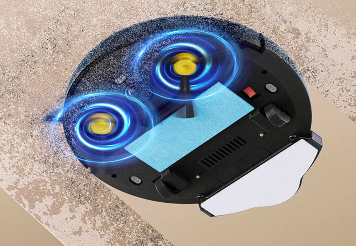 Remote-controlled sweeping robot - fully automatic household intelligent charging vacuum cleaner - all-in-one sweeping machine for cleaning L2605-image-1064827882
