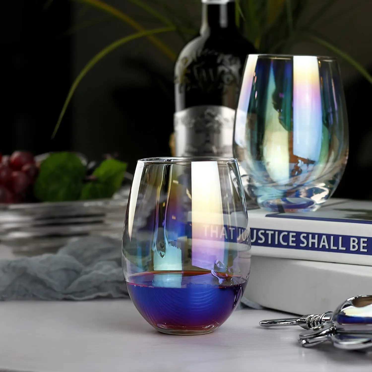 Rainbow Wine GlassesSet of 2/Set of 4-20 ozLarge Iridescent Wine Glasses Water GlassPerfect for GiftsPartyHomeBar C251126-image-1086193836