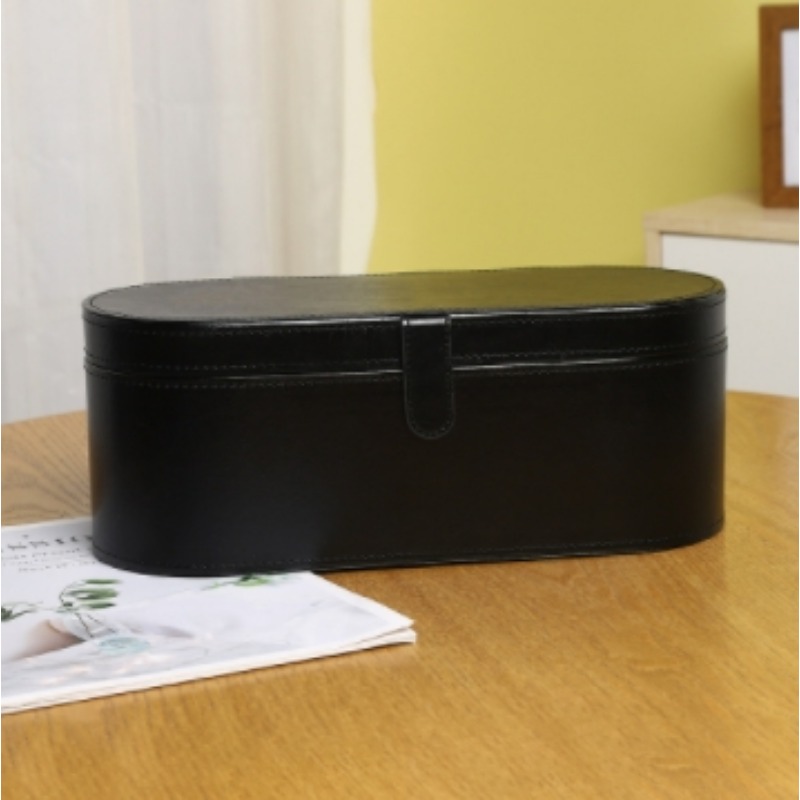 Boîte de sèche-cheveux Sac de rangement de voyage universel boîte de rangement de mode en cuir boîte de fer à friser portable boîte en cuir sèche