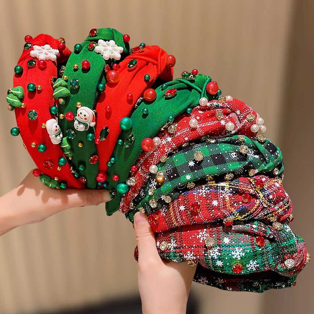 Christmas Elements Snowflake Snowman Design Hairband for Cute Girls Perfect Fashionable New Year GiftM251127-image-1086323575