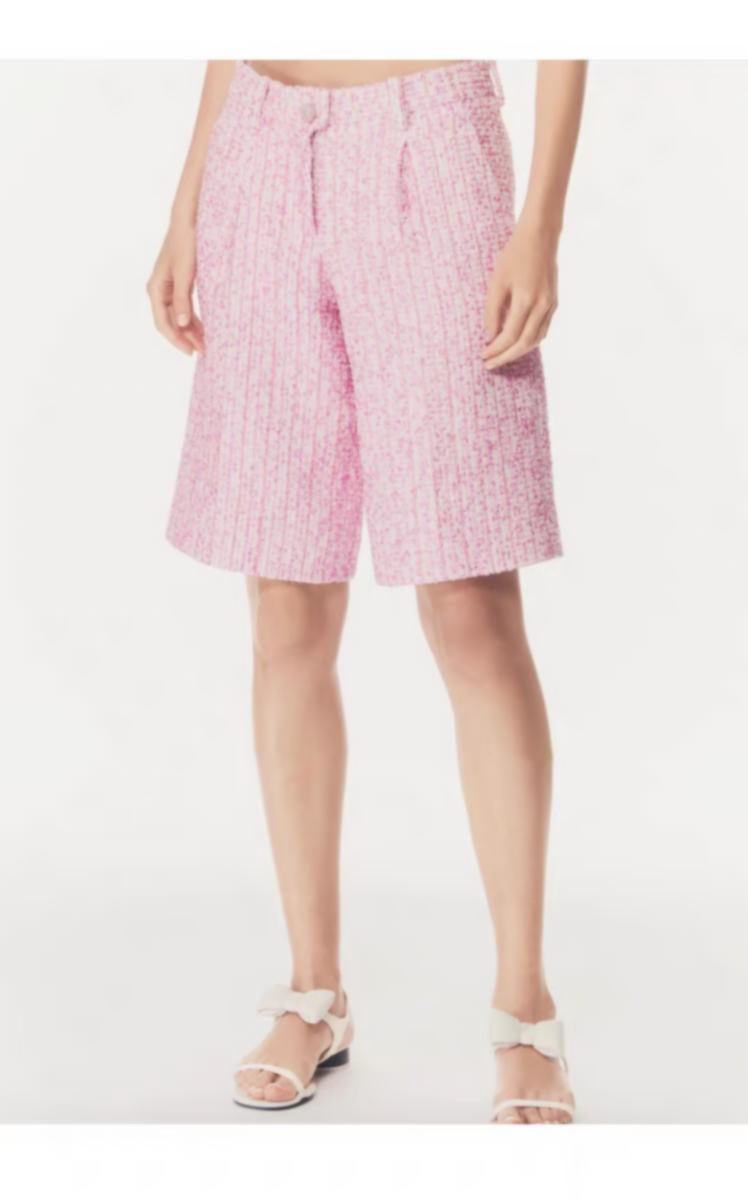 Chan 2025 new women tweed shorts fashion womens shorts designer clothes women plus size pink shorts summer shorts straight pants wide leg pants desi