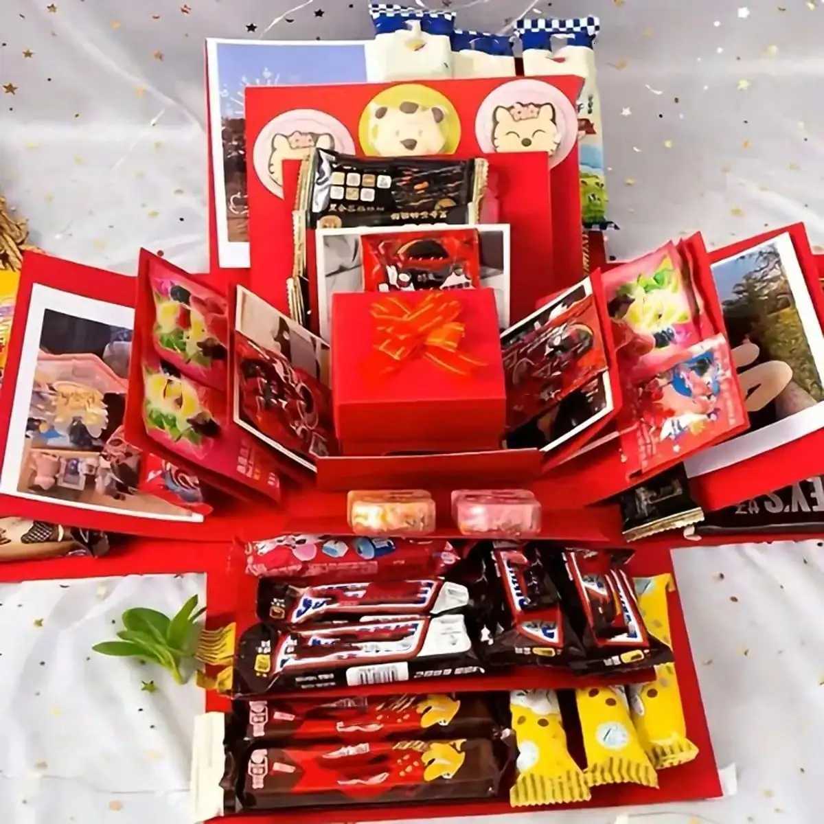DIY Explosion Surprise Gift Box Kit -Up Gift Snack Box Scrapbooking Photo AlbumBirthday Vntines Day Anniversary Gifts H251127-image-1086327438