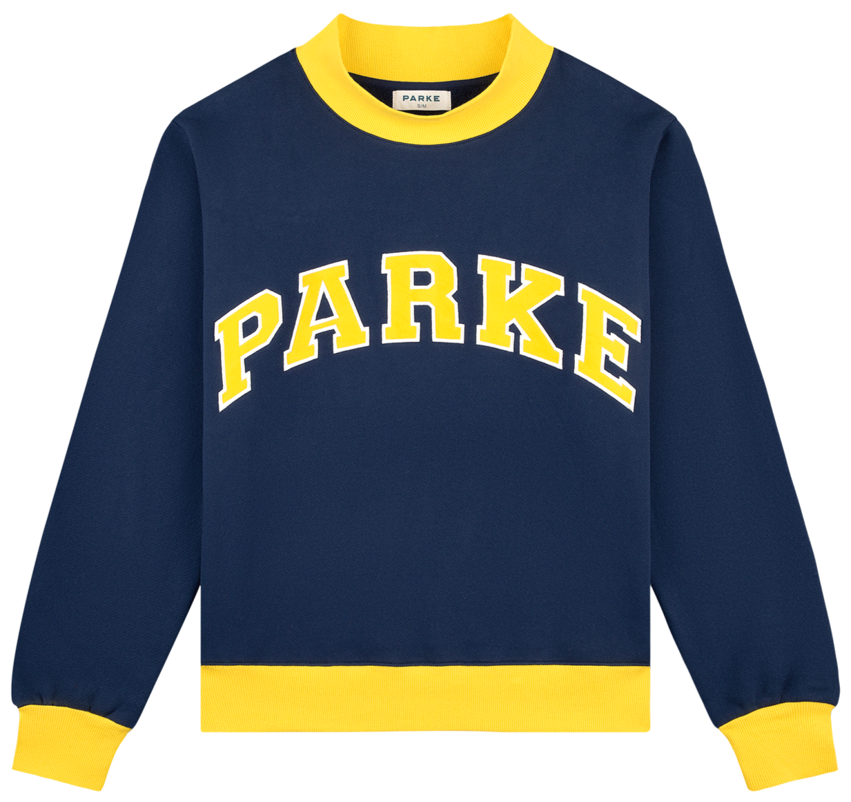 Parke Mockneck Embroideried Hoodie Women Comfy Pure Cotton Sweatshirts PARKE Designer Loose Letters Sweaters-image-909370263