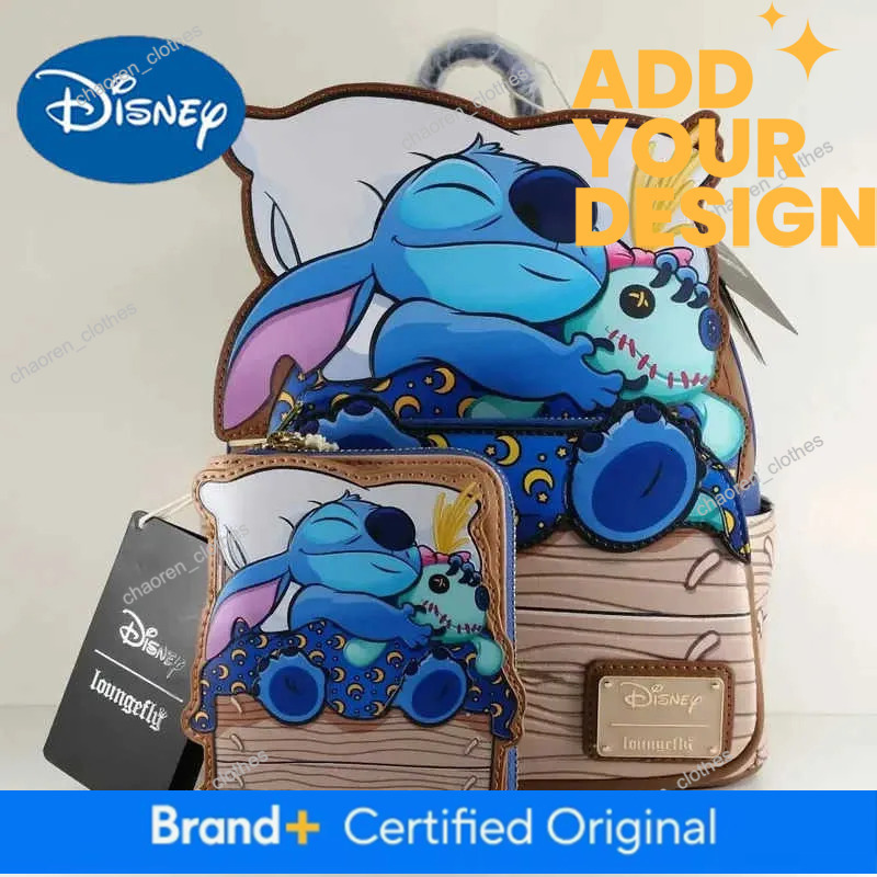personnalisé vente chaude Loungefly Disney lit Mini sac à dos violet couture femmes cadeau de noël X250412