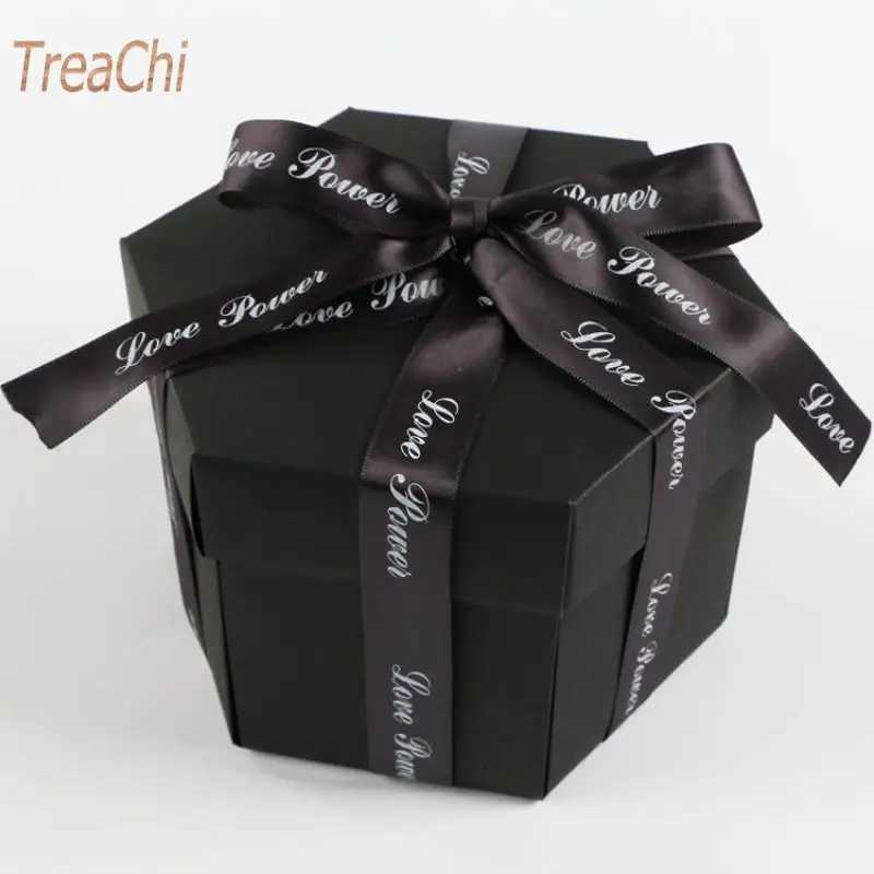 Surprise Confession Handmade Diy Album Creative Gift Box Explosion Box Hexagon Multi-Layer C251127-image-1086355953