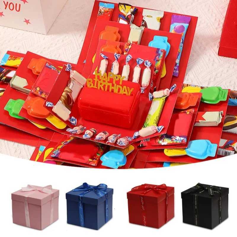 Create a Unique Surprise Explosion Box for DIY Handmade Assembled Snack Gift Box Memories of Wedding and Birthday Anniversaries C251127-image-1086357447
