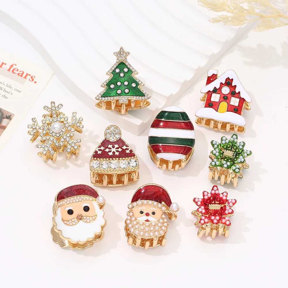 2025 Trendy Christmas Hair Clips for Women - Cute Santa Claus Hairpin Holiday Party Half Updo Claw Clip Xmas Gift IdeaM251127-image-1086322413
