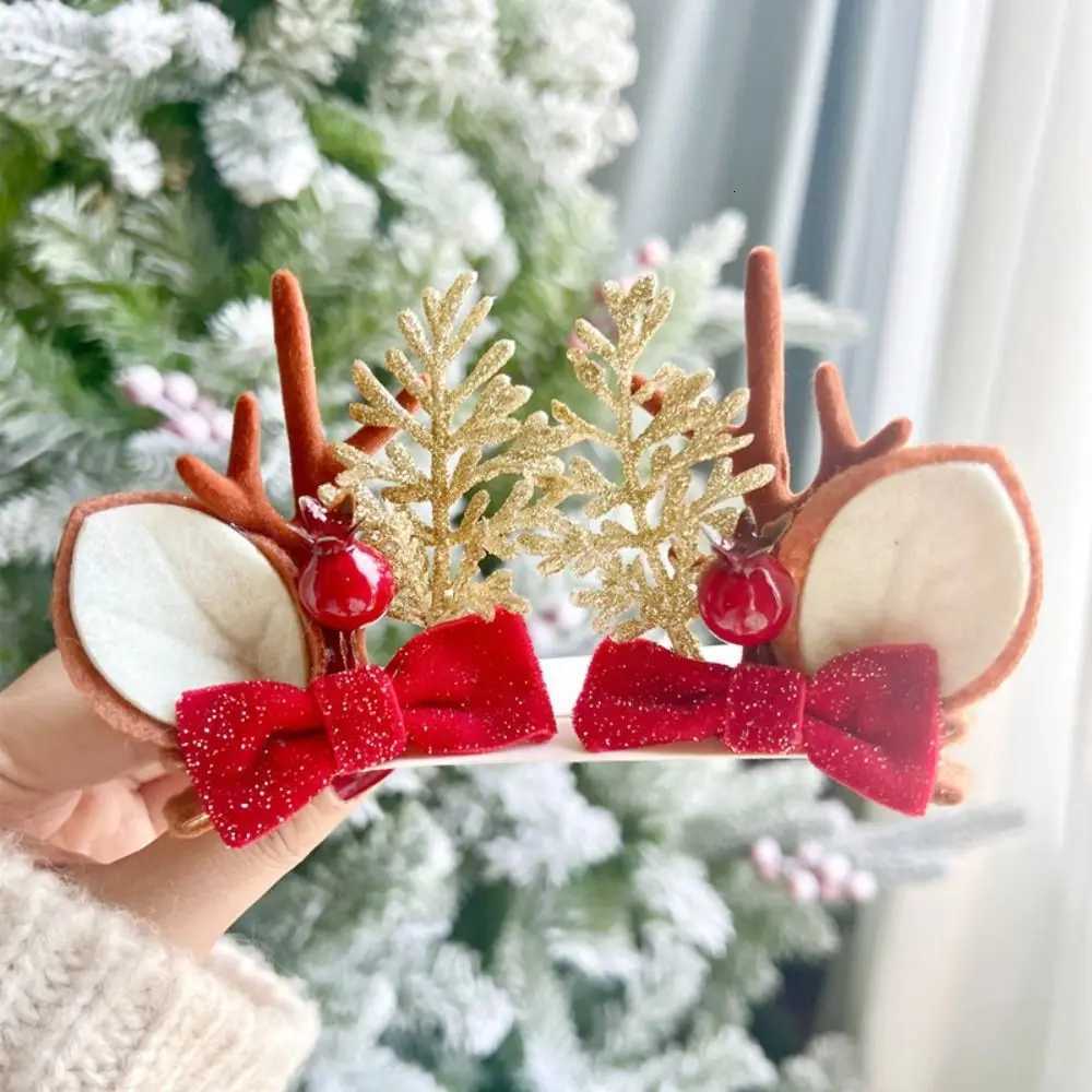 Cute Antlers Hair Clips Christmas Hairpin Girl Heart Elk Clips Xmas Winter Hairpin Children Headdress Antler Hair AccessoriesM251127-image-1086323651