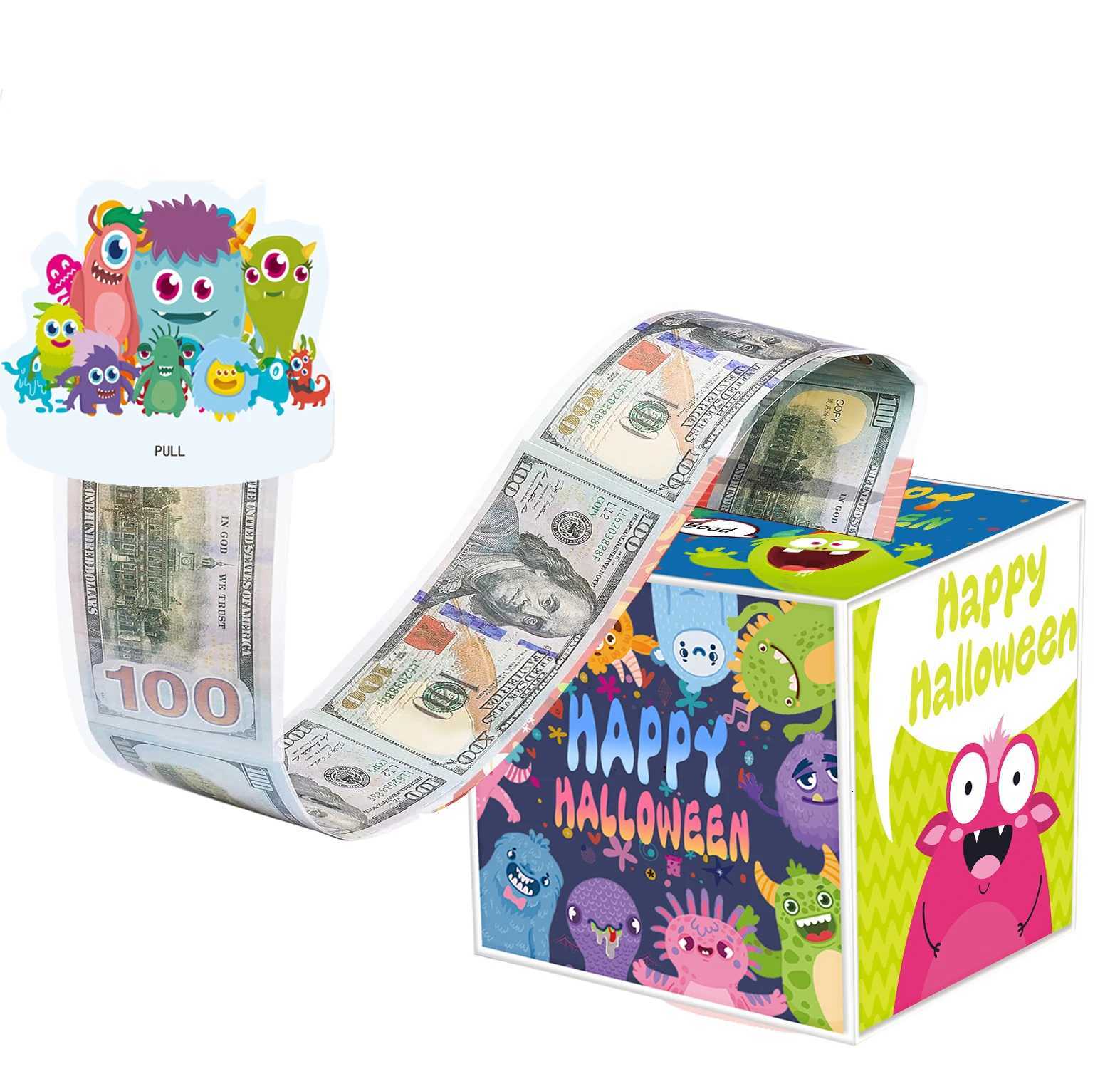 Halloween Party Money Box for Cash Gift Surprise Money Gift Boxes for Kids Adts with Pl Out Happy Birthday Day Card H251127-image-1086327509