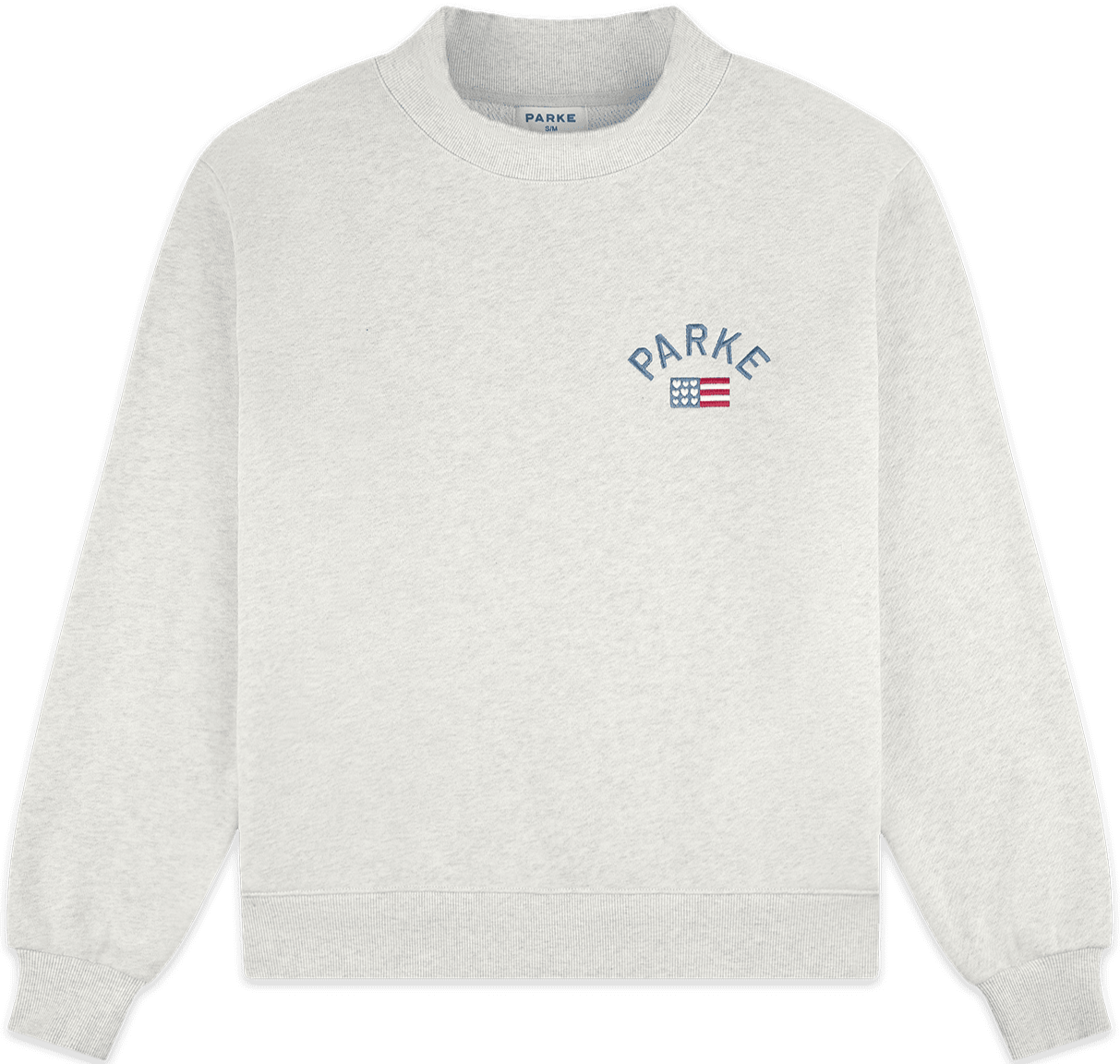 Parke Mockneck Cotton Sweatshirts Women Designer Loose Fashion Sweaters PARKE Long Sleeved Hoodies-image-966547881