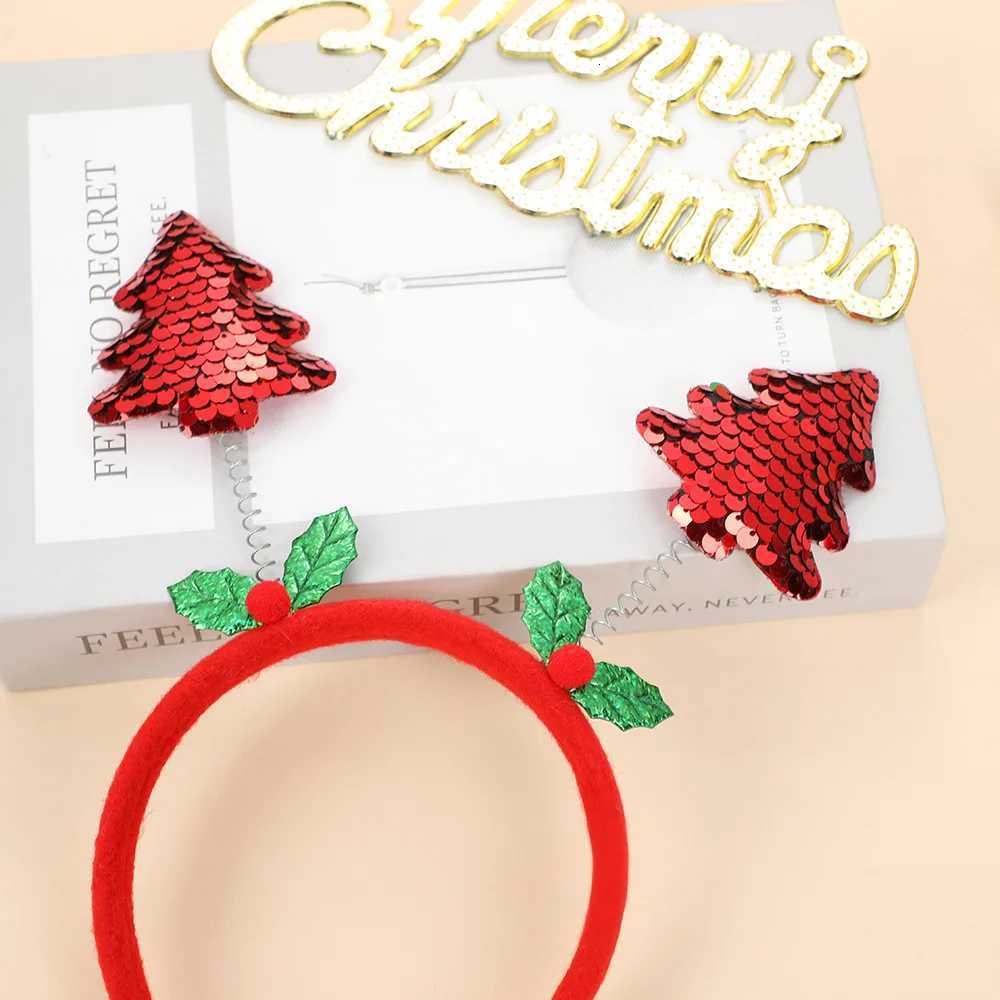 Christmas Headband Kids Adult Santa Claus Elk Xmax Tree Hair Accessories Photo Props Christmas Decoration 2026 New Year GiftsM251127-image-1086322044