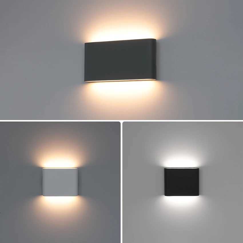 6W/12W IP65 Waterproof LED Wall Light Modern Aluminum Up Down Lighting for Outdoor Indoor Garden Patio House DecorationM251127