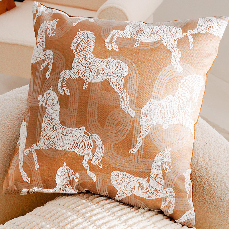 Designer s Brown Vintage light luxury French sofa cover new Chinese simple s cushion home decor a08 M260228-image-1095808220