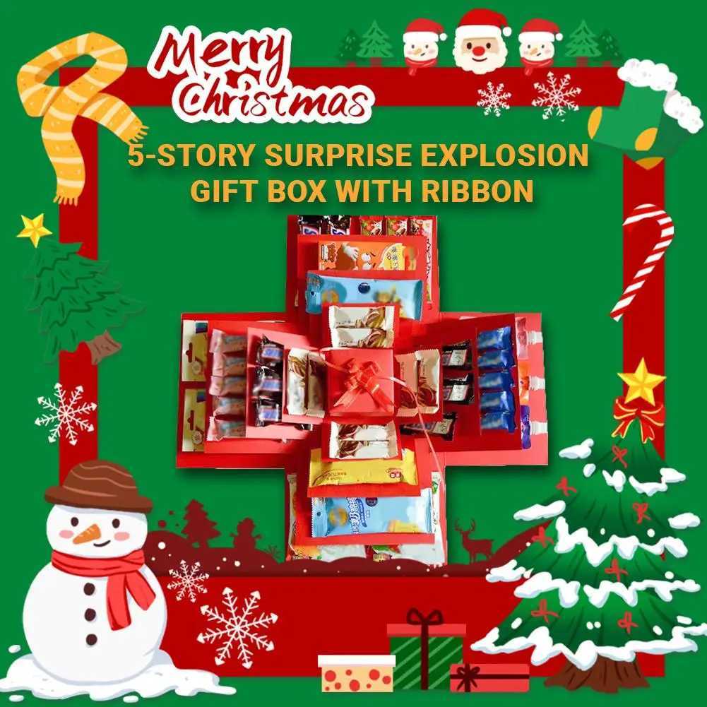 5-Layer Surprise Explosion Gift Box With Ribbon DIY Anniversaries Gifts Of And Decor Memories Wedding With Creative Birthda O0T2 H251127-image-1086327458