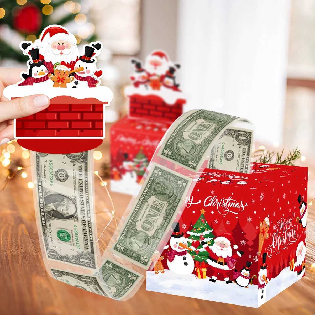 Christmas Cash Gift Box Santa Claus Funny Pumping Money Box Christmas Decorations 2025 Navidad Noel Xmas Gifts New Year 2026 C251127-image-1086357045