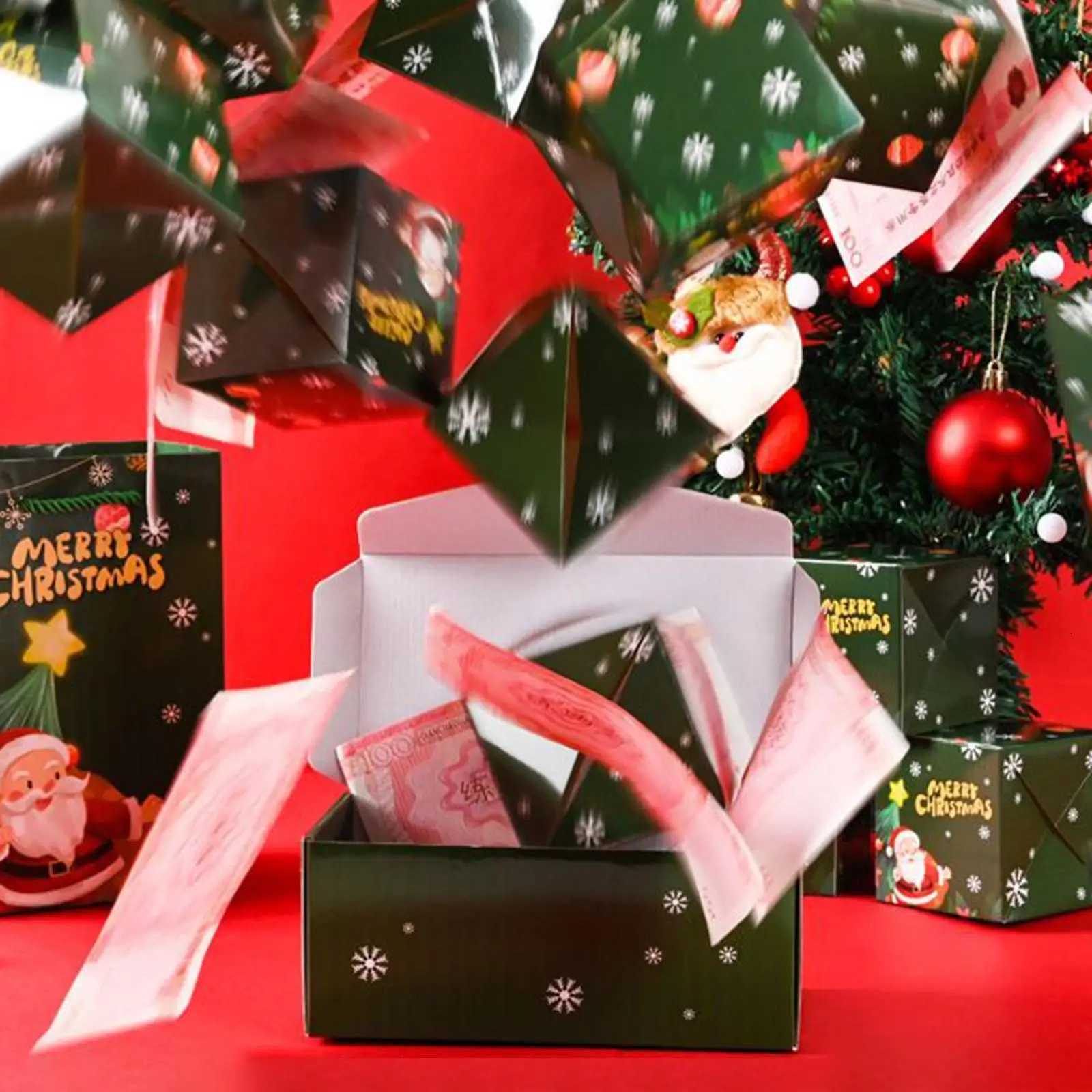 Christmas Money Pull Box Pop Design Funny Banknotes Dispenser Foldable Merry Christmas Money Box For Kids Adults Friends Family C251127-image-1086357349