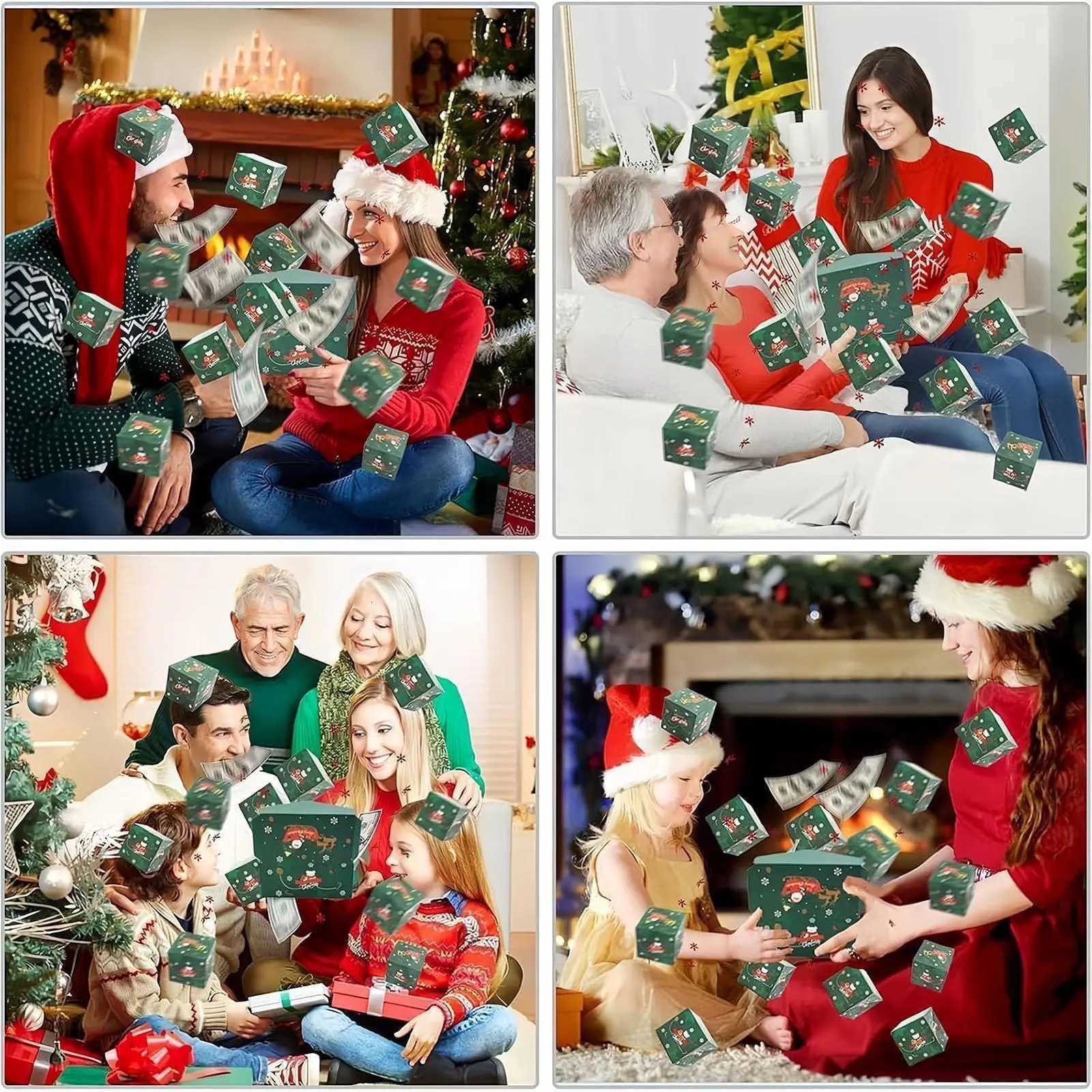 Christmas Gift Box Diy Folding Paper Box Money Pop-Up Birthday Surprise Bounce Box Explosions Red Envelope Surprise Gift Box C251127-image-1086356910