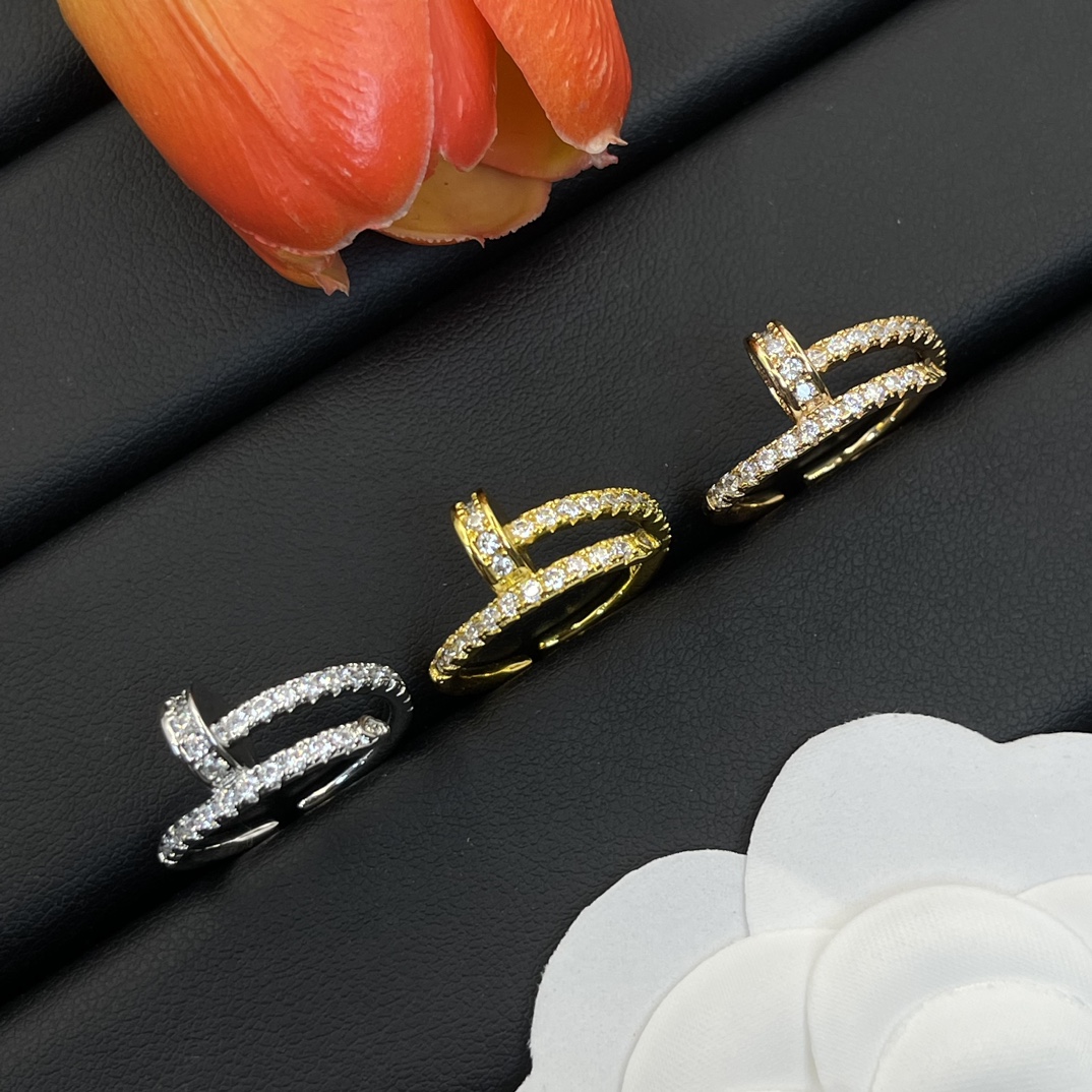 ring designer ring luxury rings high quality golden silvery diamond ring men women classic light sophistication various style engagement love ring j