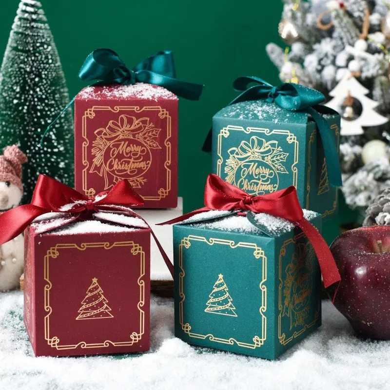 Christmas Square Box Christmas Party Favors Gift Boxs For Christmas Decorations Merry Christmas Holiday Gift Wrapping Goodie Bag C251127-image-1086356472