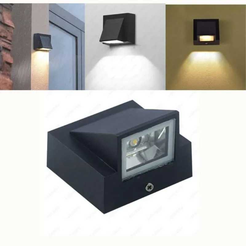 Conception exquise lampe de mur LED tête unique 5W 10W COB porche applique murale lumière intérieur extérieur paysage éclairage AC110 220VM251127
