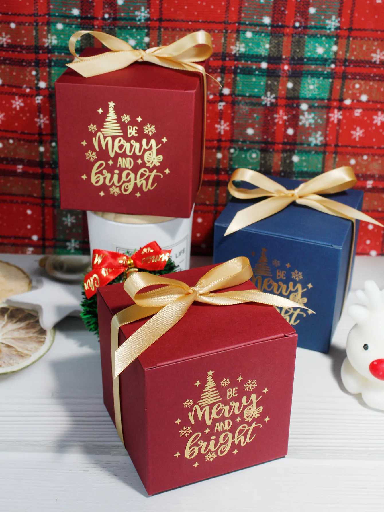 Christmas Paper Gift Boxes Xmas Small Treat Boxes Christmas Candy Boxes for Gift Giving Xmas t Wrapping Boxes for Christmas Part C251127-image-1086356648