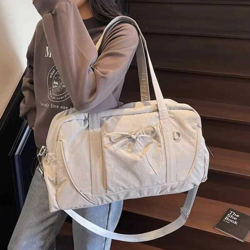 New Travel Bag Large Capacity Shoder Portable Lage Bag Travel Storage Bag Boarding Bags Sports Fitness Bags for Wen Y251128-image-1086505628