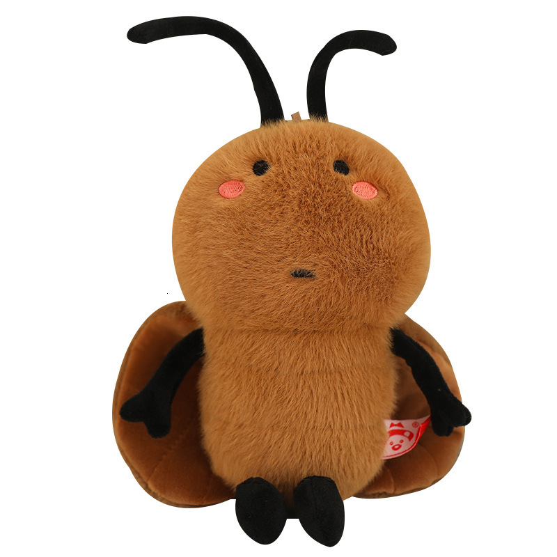 20/40cm Stuffed Animals Bobova Bean Eye Dark Circles Cockroach Plush Toy Doll Cute Cartoon Gift-image-1055446738