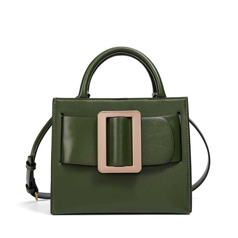 Designer New High Quality Trendy Shoder boyy Wen Unique Belt Buckle Deco Handbag Square Versatile Cmuting Bag 12