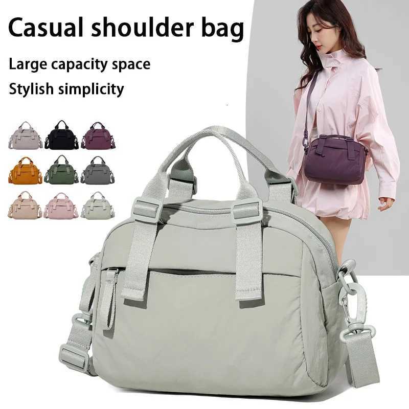 Ladies Casual Shoder Bag Large Capacity Cmuter Crossbody Bag Simple And Durable Handbag Nyl Material Adjustable Shod Y251128-image-1086505433