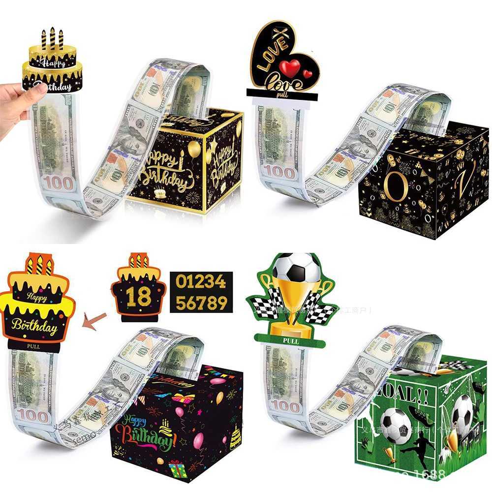 1PACK Birthday Money Box for Cash Gift Surprise Money Gift Boxes For Vntines Day Birthday Celebration Party DIY Decorations H251127-image-1086391704