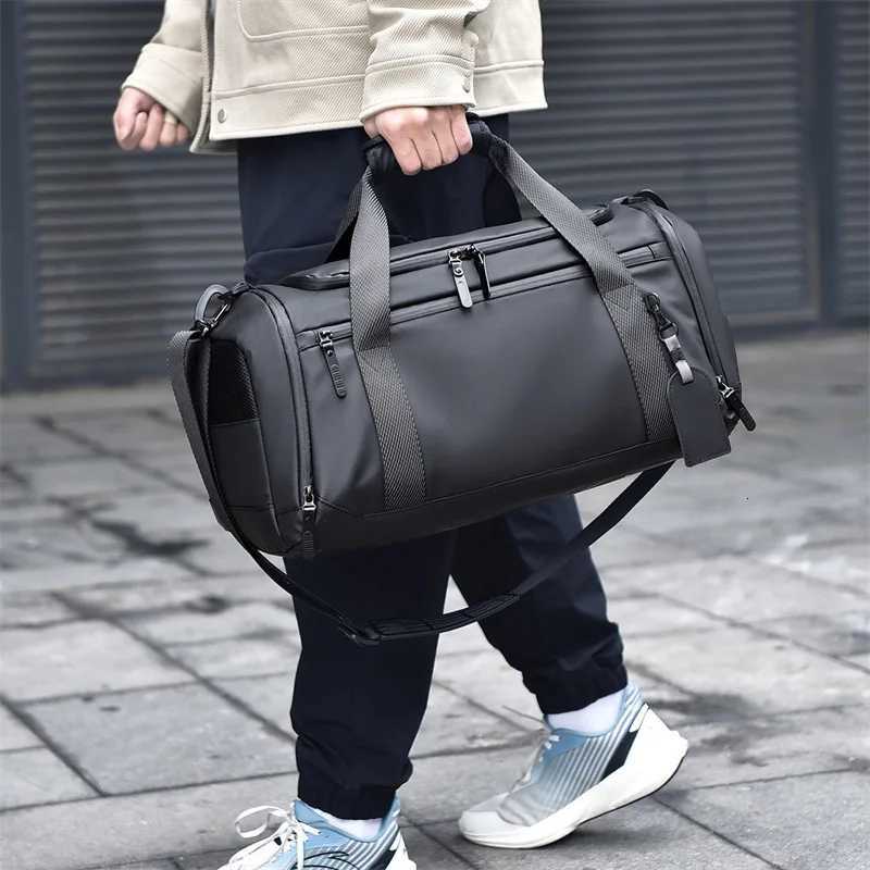 Travel bag for men and wen dry and wet separati shoe cpartments large-capacity sport and fitness bag handbag lage bag Y251128-image-1086505670