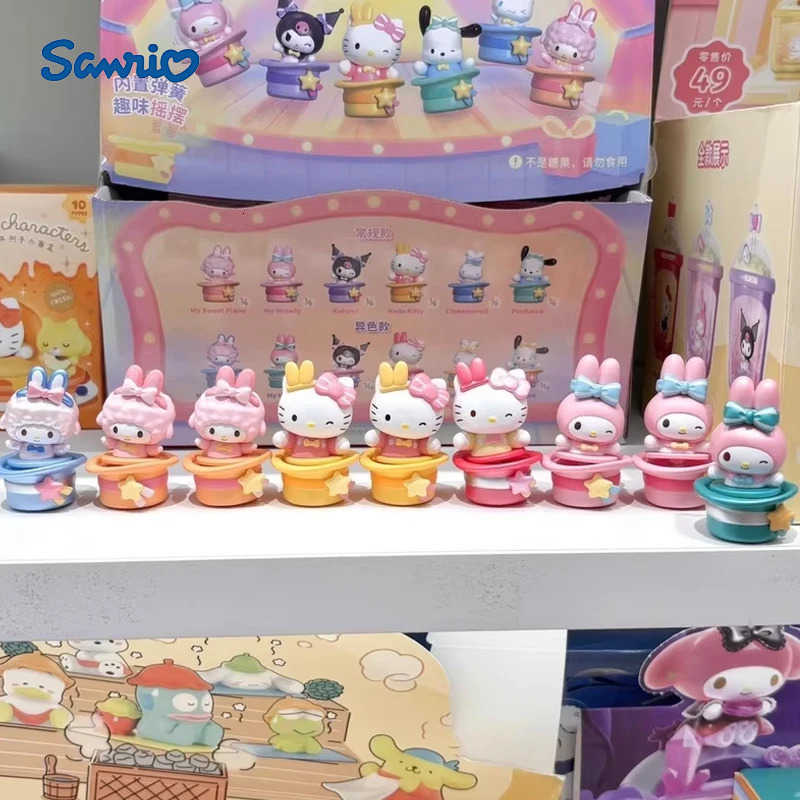 Sanrio In Stock Genuine Amazing Magic Hat Series Mini Bean Blind Bags Hellokitty Collectibles Gift Anime Hellokitty Blind Box H251128-image-1086414384