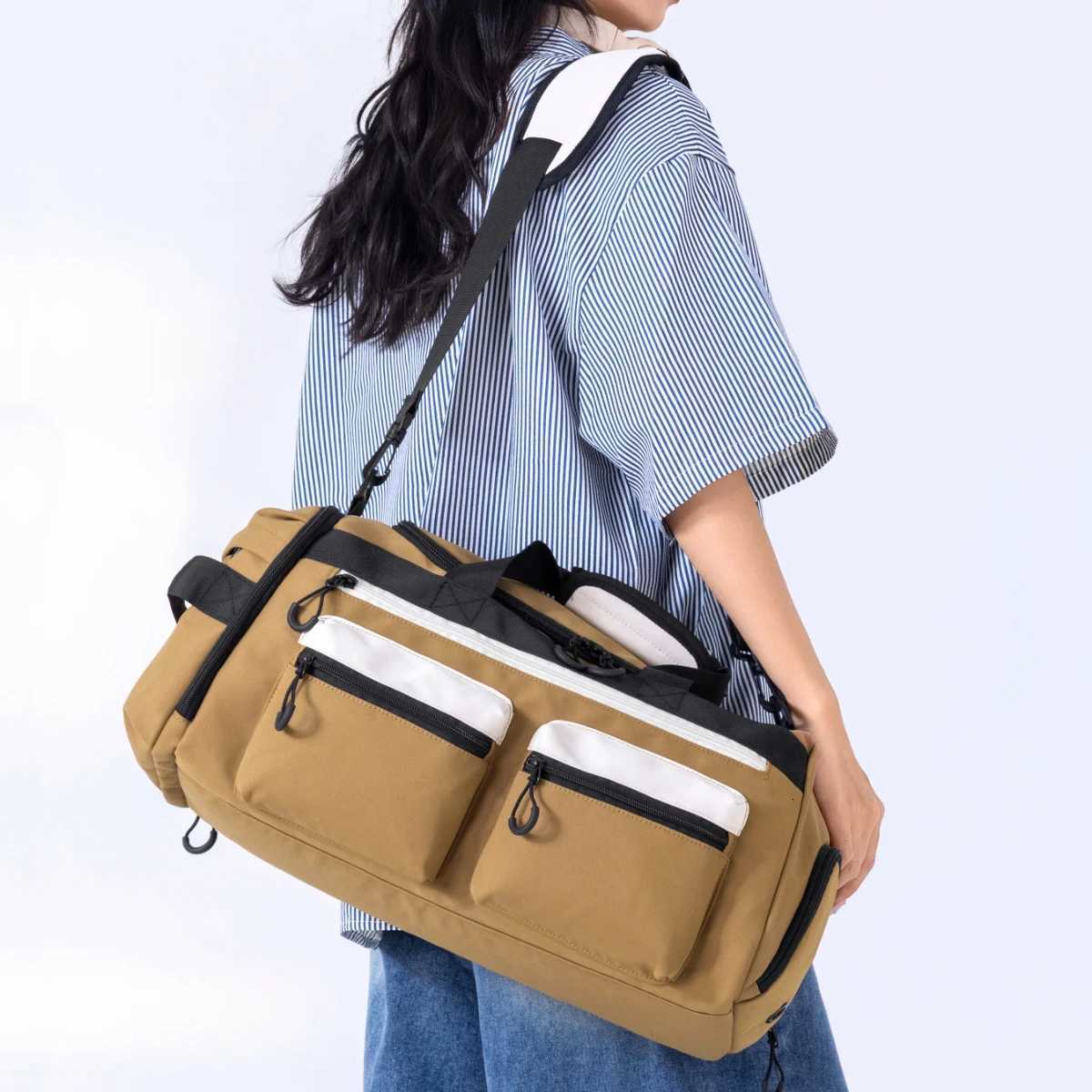 Fitness Bag Fem Dry and Wet Separati Yoga Bag Large Messenger Bag Large Capacity Travel Bag Storage Training Sports Bag Y251128-image-1086505859
