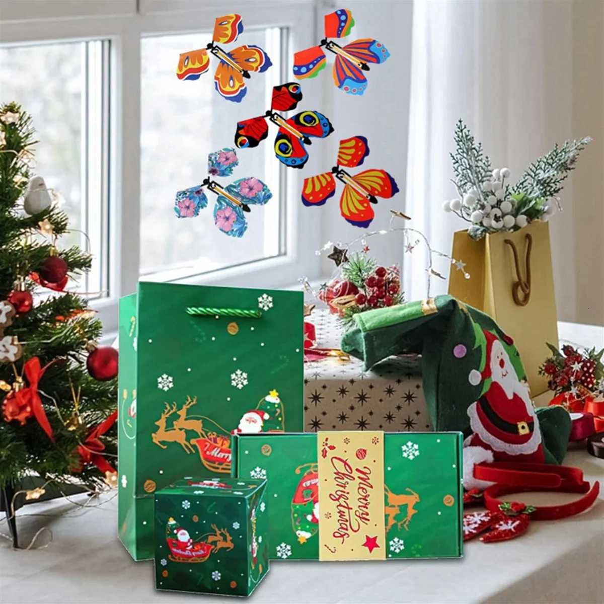 YHYS Surprise Gift Box Explosion Merry Christmas Surprise Box Explosion Gift Box Christmas Cash Explosion Gift Box Red 12 H251127-image-1086392401