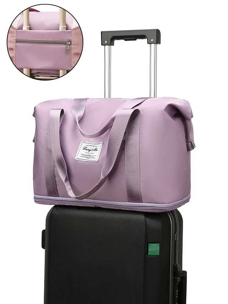 Carry Travel Duffle Bag Waterproof Sports Gym Tote Bags for Wen Large Capacity Storage Lage Handbag Y251128-image-1086505722
