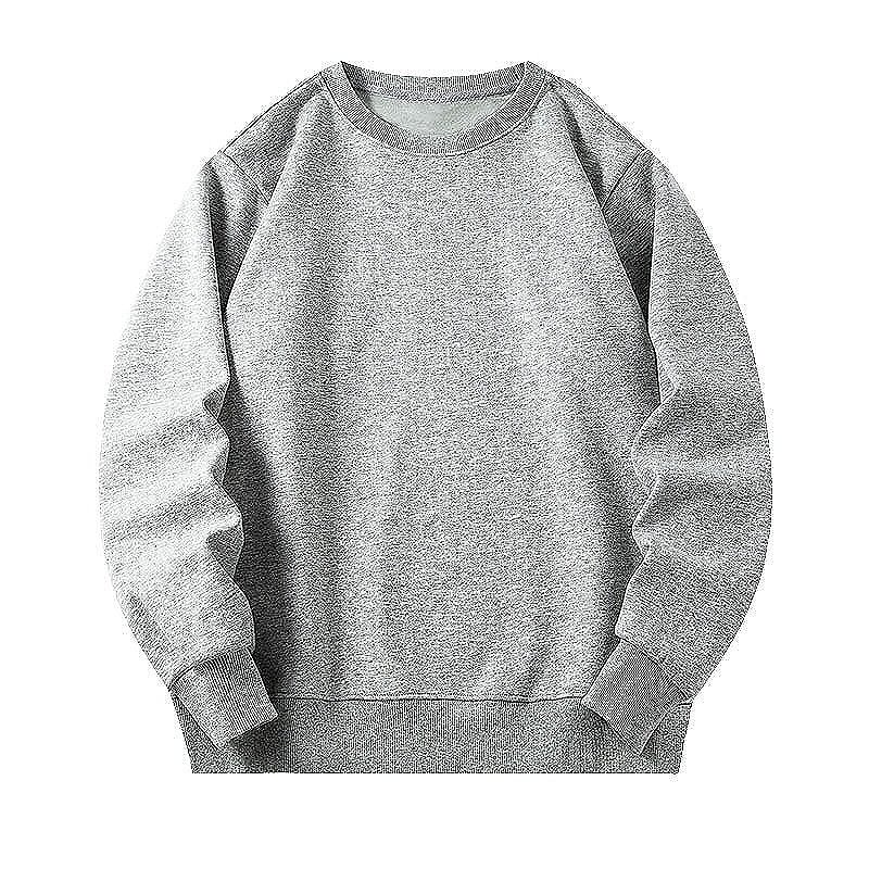H375 T-shirt à manches longues pour hommes, sweat-shirt décontracté à col rond