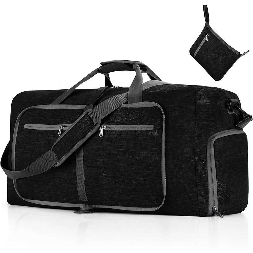 Travel Duffle Bag for Men 65L Foldable Outdoor Travel Duffel Bag with Shoes Cpartment Overnight Bag for Men Wen Handbag Y251128-image-1086505609