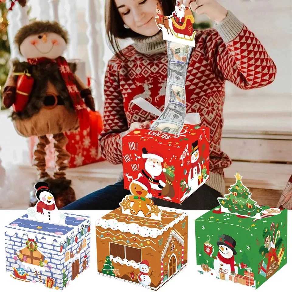 Cpact Cash Holder Charming Elegant Colorf Gift Box Novelty Money Holder For ChildrenS Gift Christmas Money Pl Pouch H251127-image-1086391637